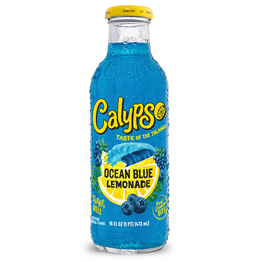 Calypso lemonade Ocean Blue Bottle in Leicester